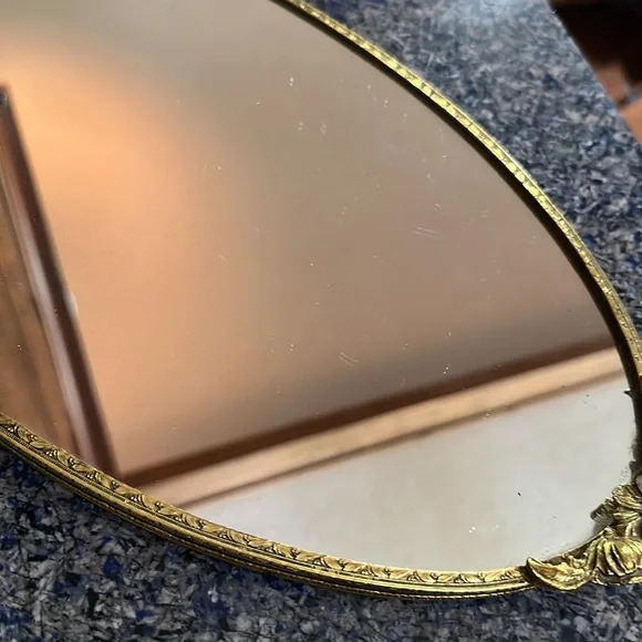 Vintage mirror 🪞 tray - Picture 4 of 11